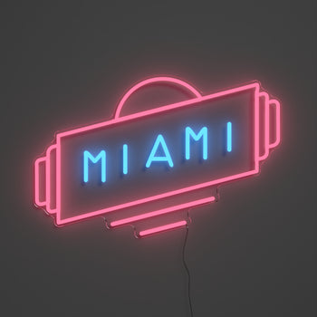 Miami, signe en néon LED