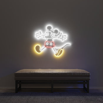 Mickey Giant by Yellowpop, signe en néon LED