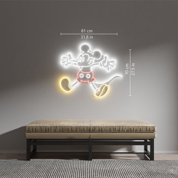 Mickey Giant by Yellowpop, signe en néon LED