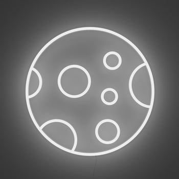 Moon - Signe en néon LED