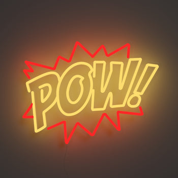 POW! - Signe en néon LED