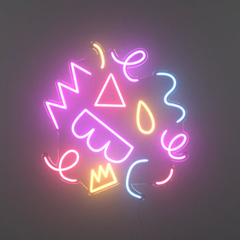 Shape Up by Emily Eldridge - signe en néon LED