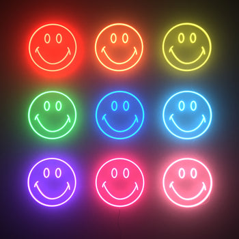 Smiley Wall by Smiley®, signe en néon LED