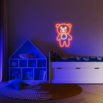 Bear Buddy - Signe en néon LED