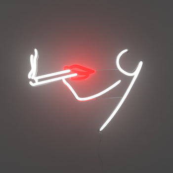 Smoking by Clara Bergel - signe en néon LED