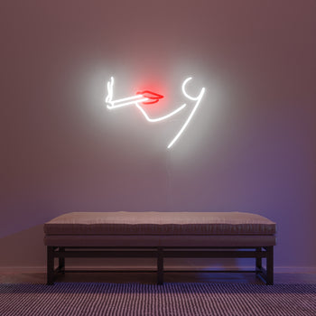 Smoking by Clara Bergel - signe en néon LED