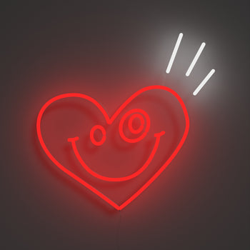 Heart by Smiley World x André Saraiva - Signe en néon LED