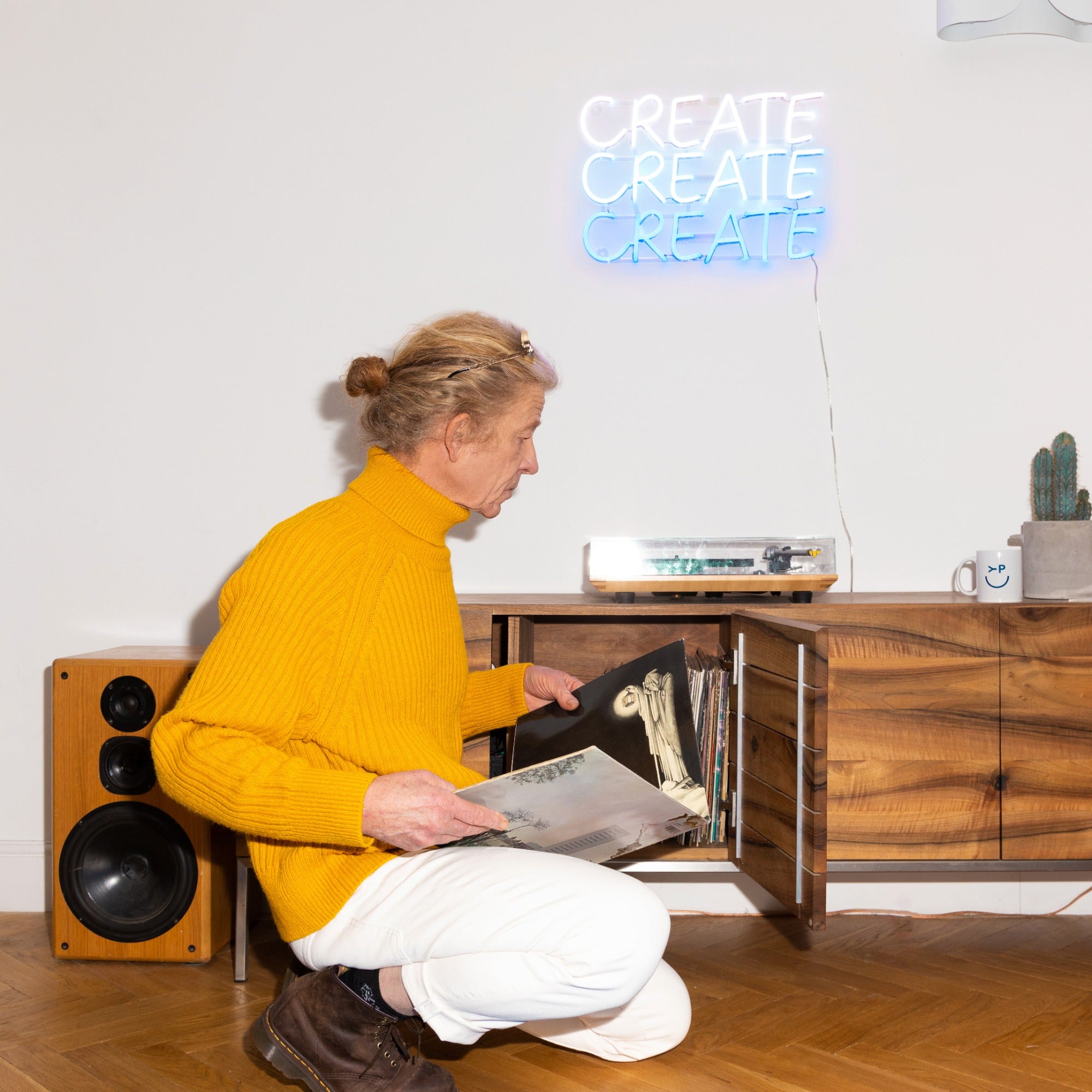 Create - signe en néon LED