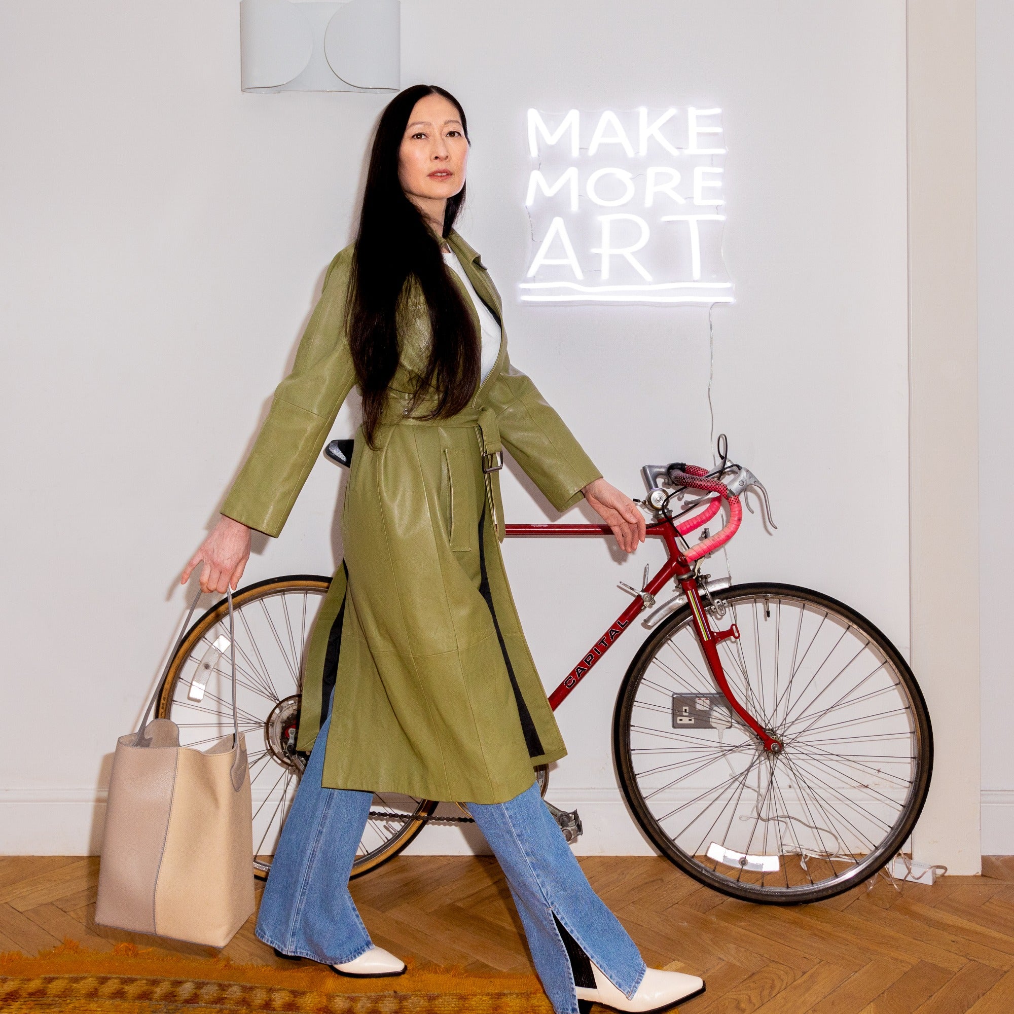 Make More Art - signe en néon LED