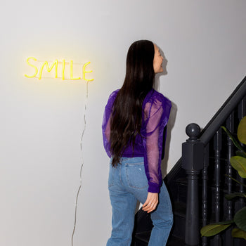 Smile, signe en néon LED