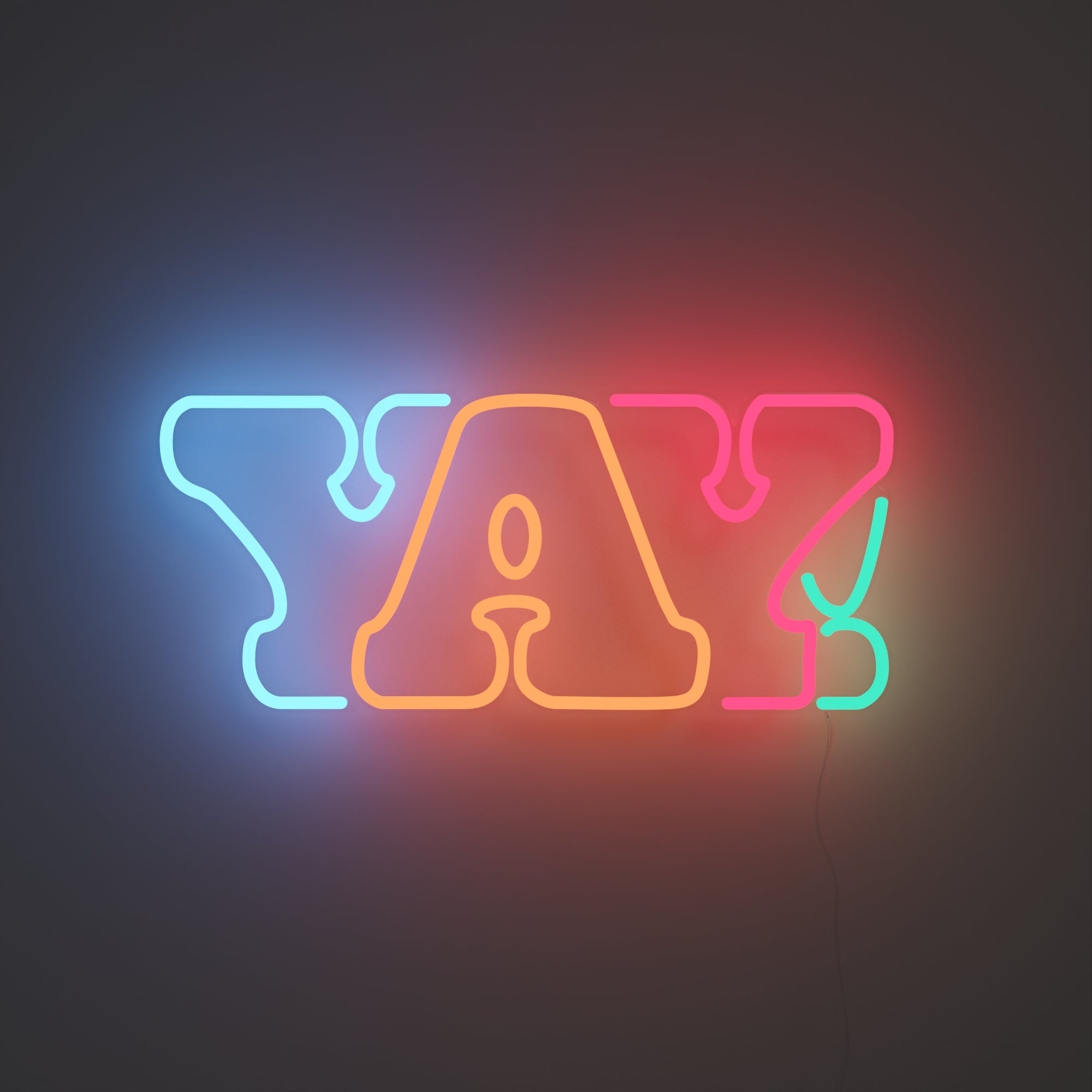 YAY! by Yoni Alter, signe en néon LED