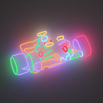 Racer by Yoni Alter, signe en néon LED