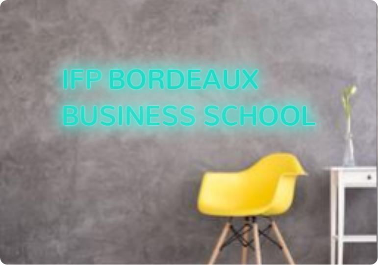 Custom text: IFP BORDEAUX
BUSINESS SCHOOL