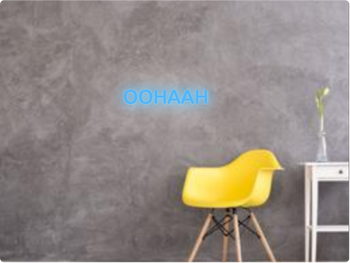Custom text: OOHAAH