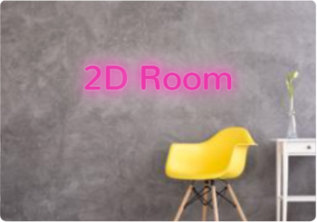 Custom text: 2D Room