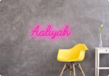 Custom text: Aaliyah