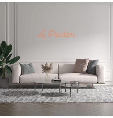 Custom text: Le Pavillon