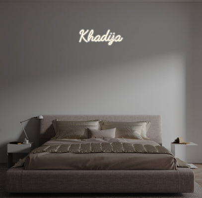 Custom text: Khadija