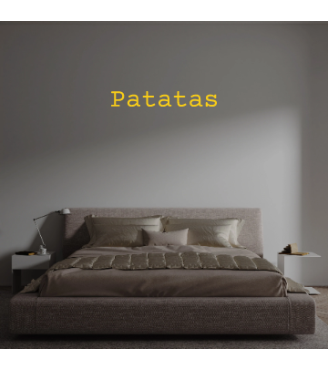 Custom text: Patatas