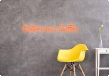 Custom text: Baleine sous Caillou