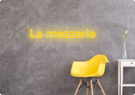 Custom text: La mezzerie