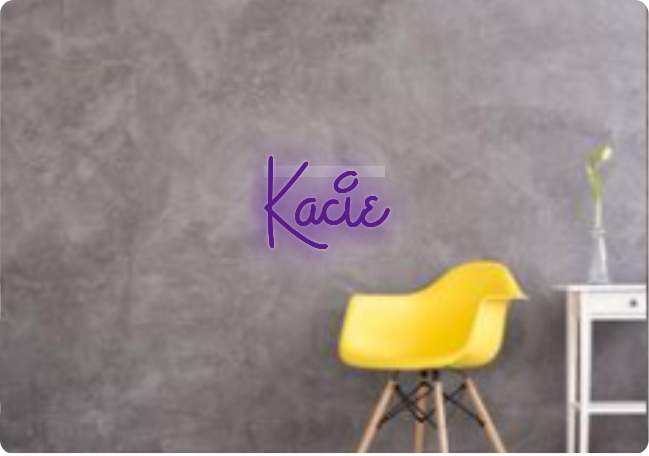 Custom text: Kacie