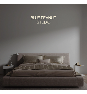 Custom text: BLUE PEANUT
STUDIO