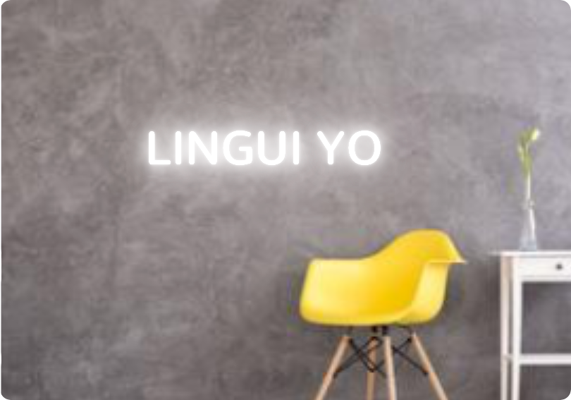 Custom text: LINGUI YO