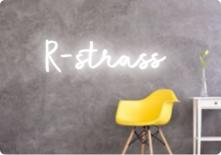 Custom text: R-strass