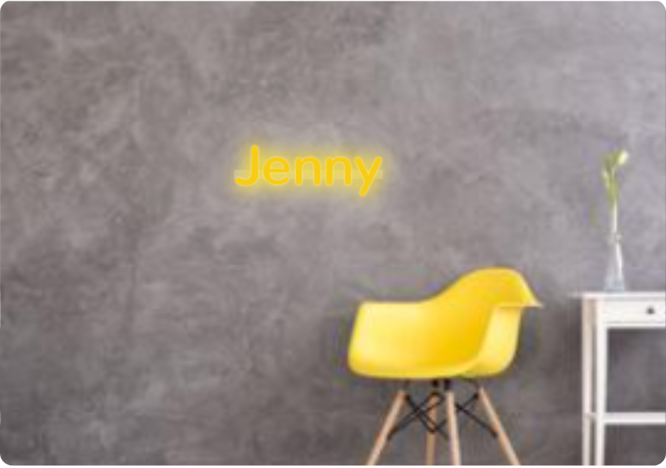 Custom text: Jenny