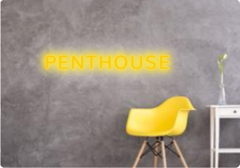 Custom text: PENTHOUSE
