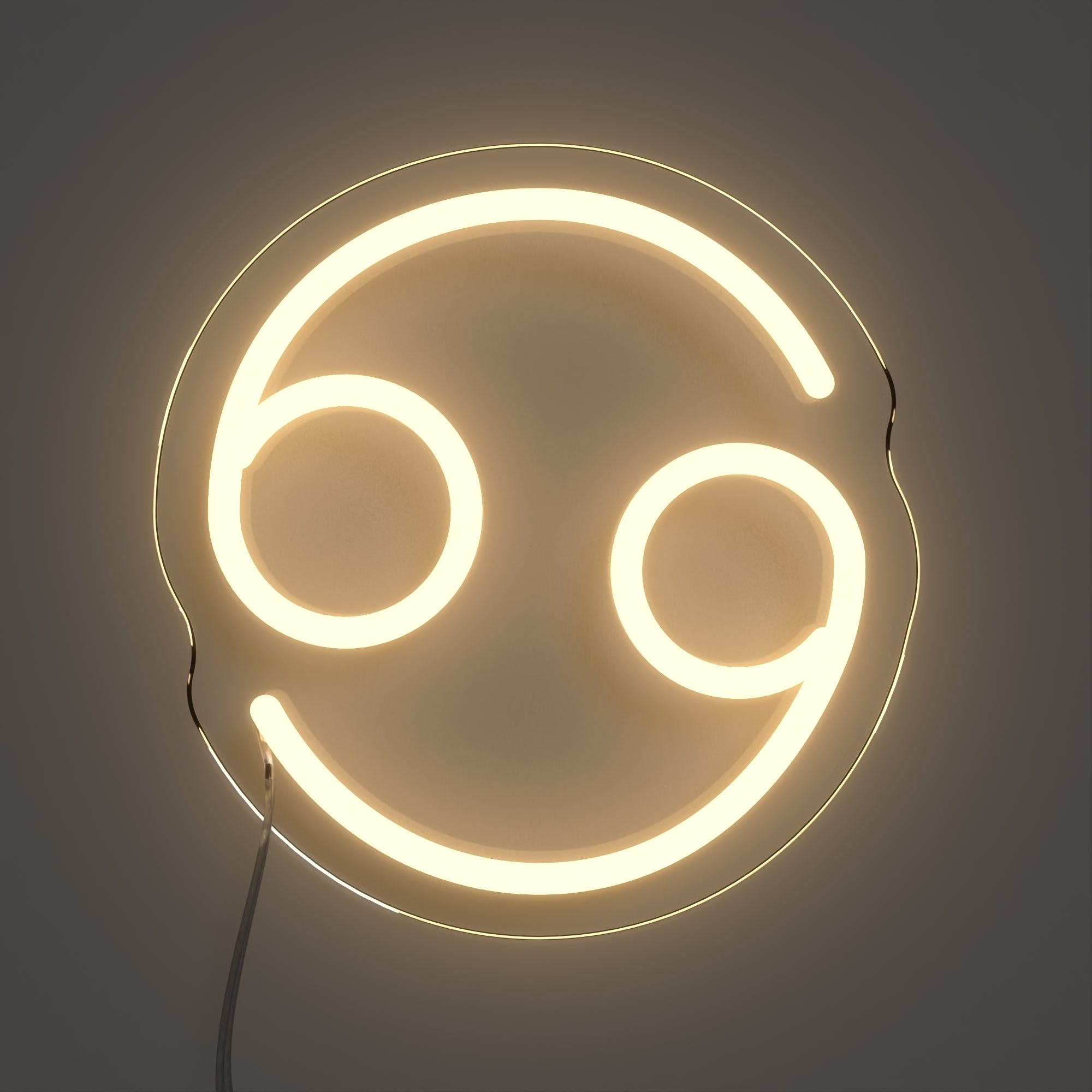 Cancer, signe en néon LED