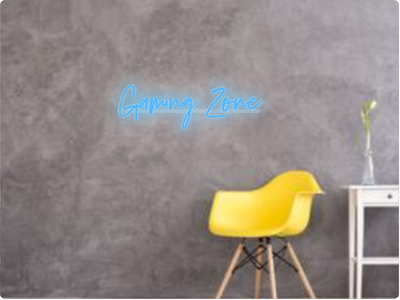 Custom text: Gaming Zone