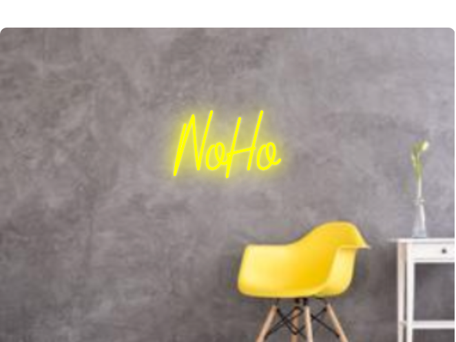 Custom text: NoHo