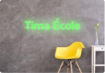 Custom text: Tima  École