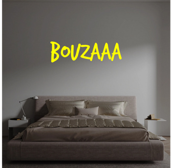Custom text: Bouzaaa