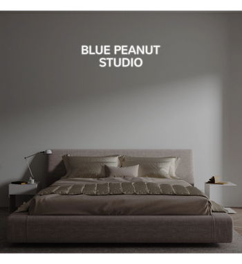 Custom text: BLUE PEANUT
STUDIO