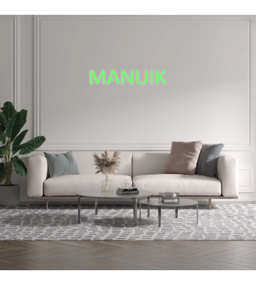 Custom text: MANUIK