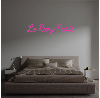 Custom text: Le Rexy Paris
