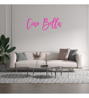Custom text: Ciao Bella