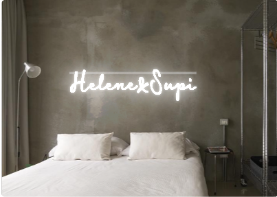 Custom text: Helene&Supi