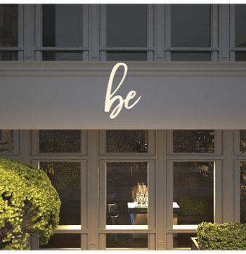 Custom text: be