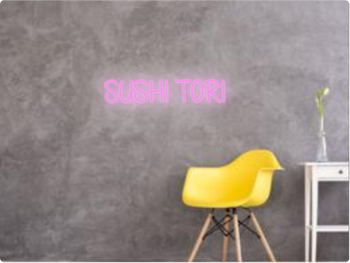 Custom text: SUSHI TORI