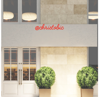 Custom text: @christobic