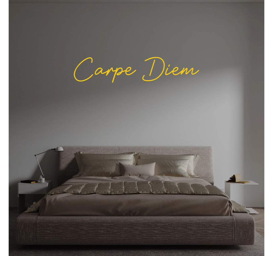 Custom text: Carpe Diem