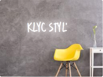 Custom text: KLYC  STYL