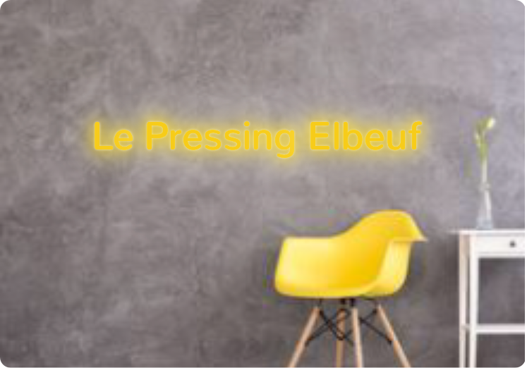 Custom text: Le Pressing Elbeuf