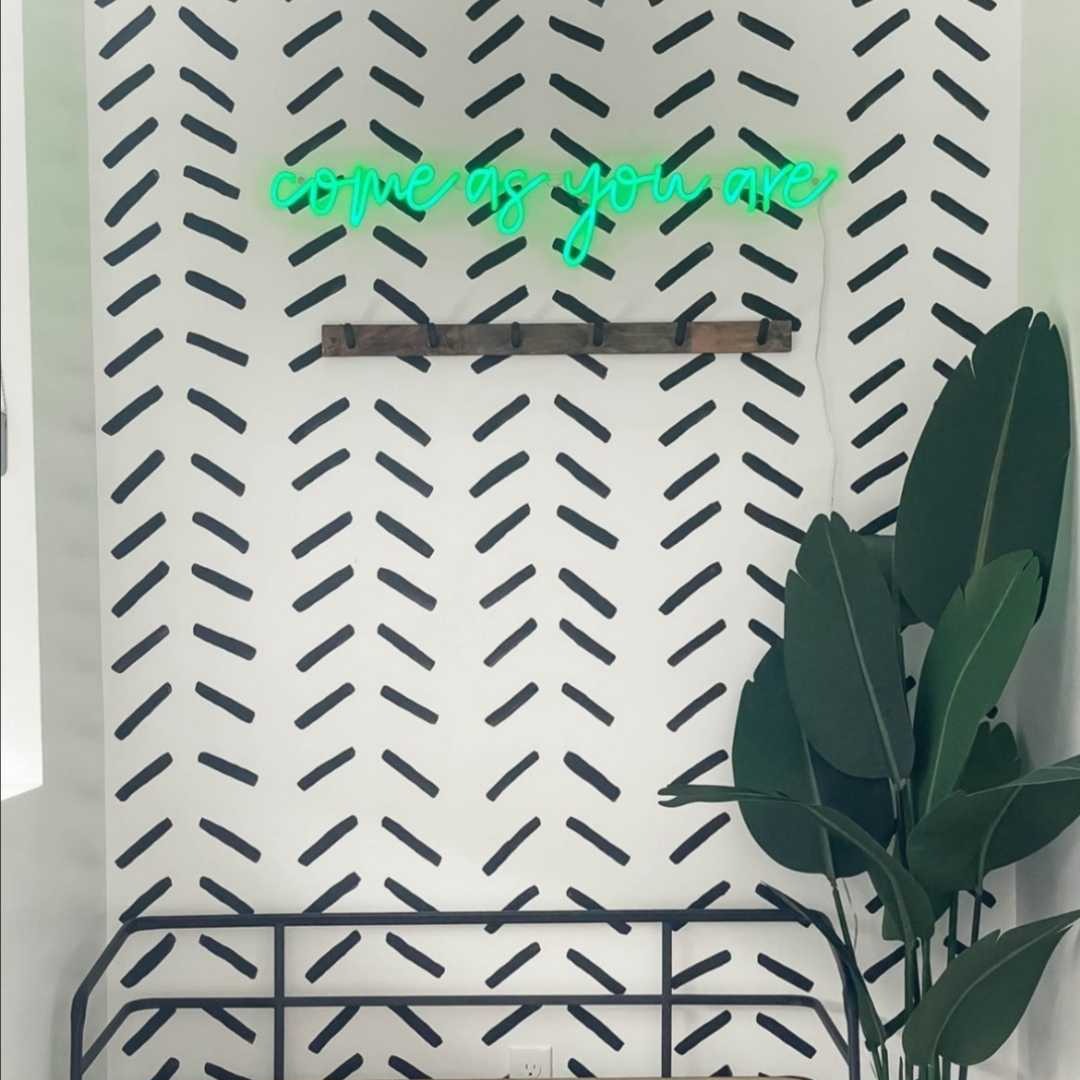 Come as you are Signe en néon LED