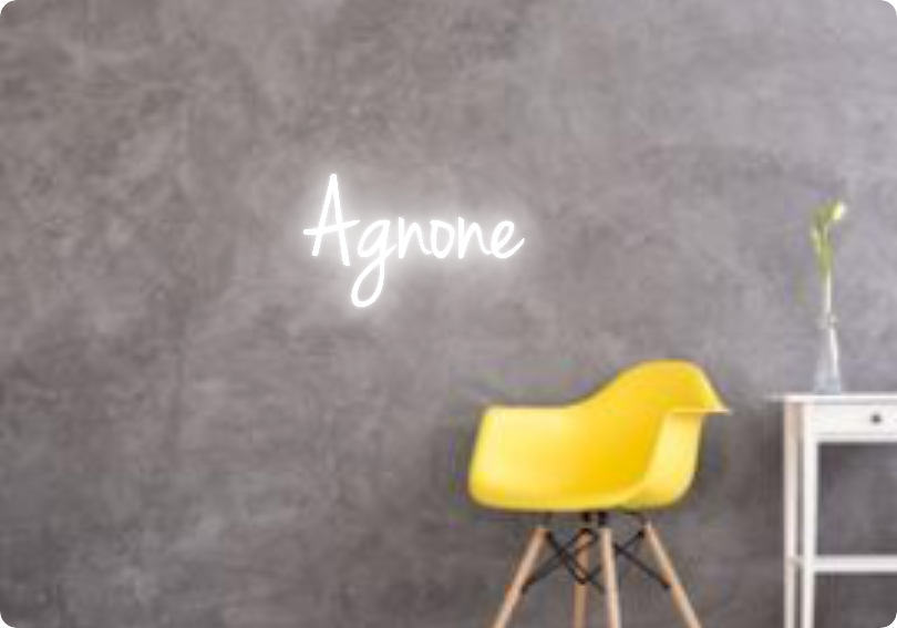Custom text: Agnone