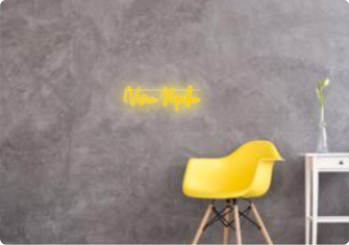 Custom text: Vision Papillon